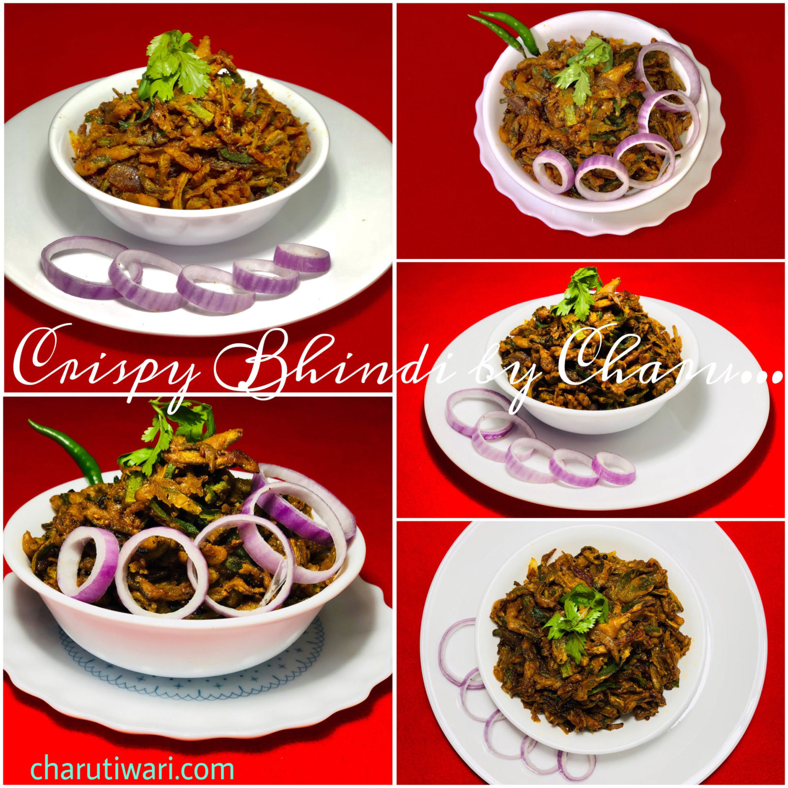 Crispy Bhindi-Plated