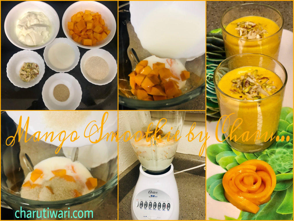 Mango Smoothie- Making Process