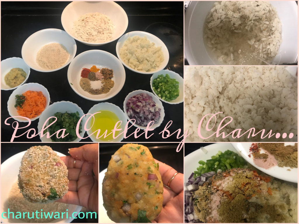 Poha Cutlet - Ingredients and preparation
