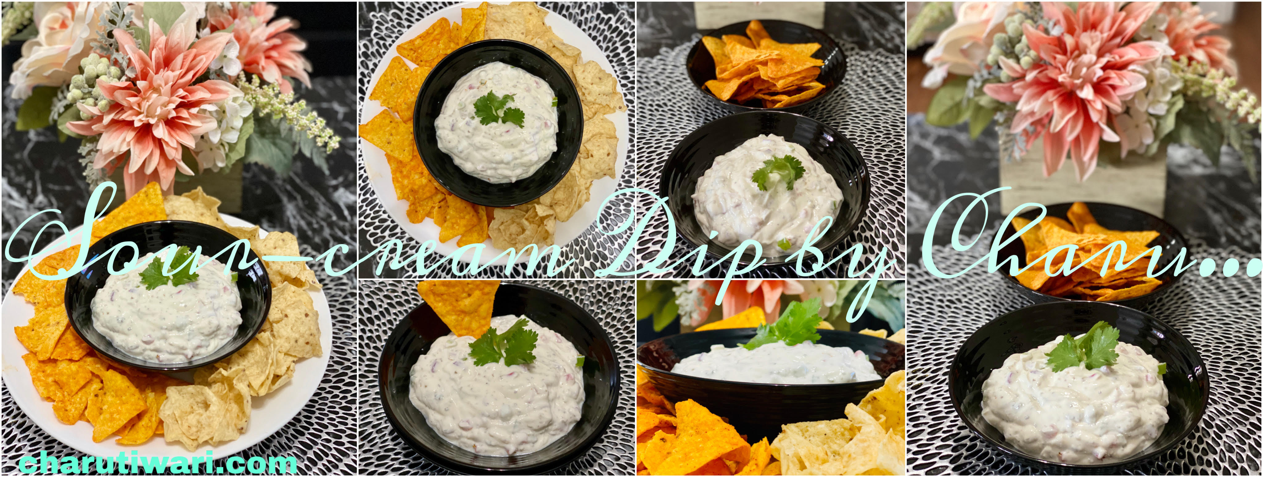 Sour-cream Dip- Plated and served with Nachos